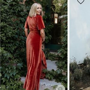 Velvet Wrap Dress - Baltic Born